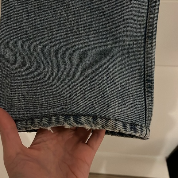 Anine Bing high rise straight leg ripped jeans - Picture 9 of 10